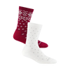 White/Burgundy