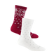 White/Burgundy